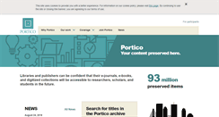 Desktop Screenshot of portico.org