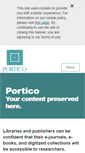 Mobile Screenshot of portico.org